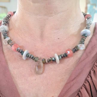 Pink Jasper Necklace