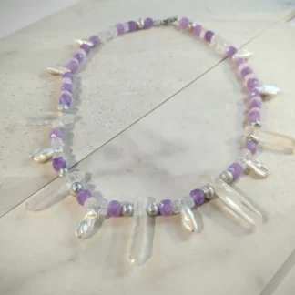 Delicate Lilac Necklace
