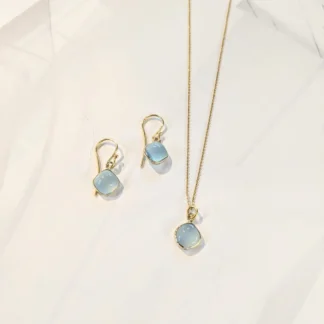 Blue Chaldedony Set